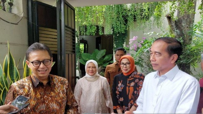 Ministro de Salud (Menkes) Budi Gunadi Sadikin Sowan a Jokowi