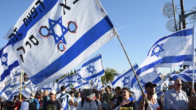 Militar Via: Demostrar la sociedad civil en Israel
