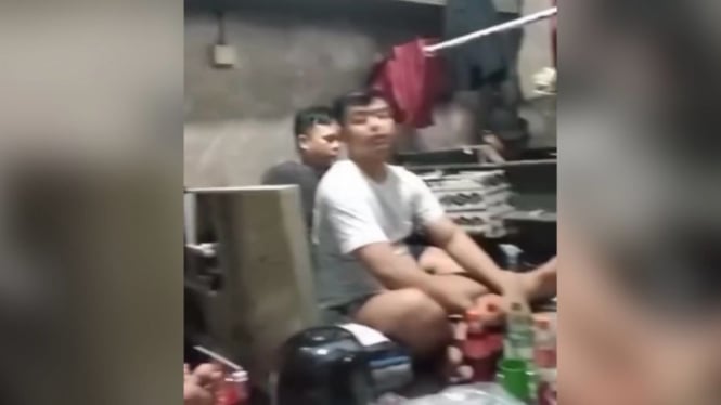 Diduga Narapidana di Pekanbaru Sedang Asyik Berpesta Sabu
