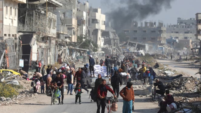 Militar Vía: La situación en la Franja de Gaza, Palestino