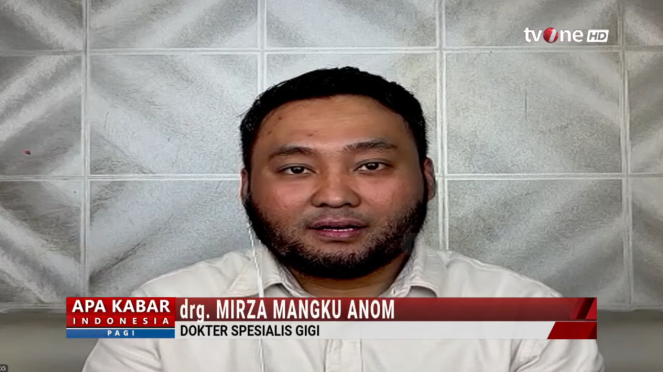 Influenciantes de la salud y dentista Mirza Mangaku Anam
