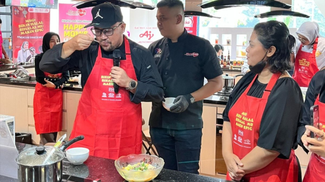 Sharing session dan demo masak bersama Master-Kichen MamaSuka