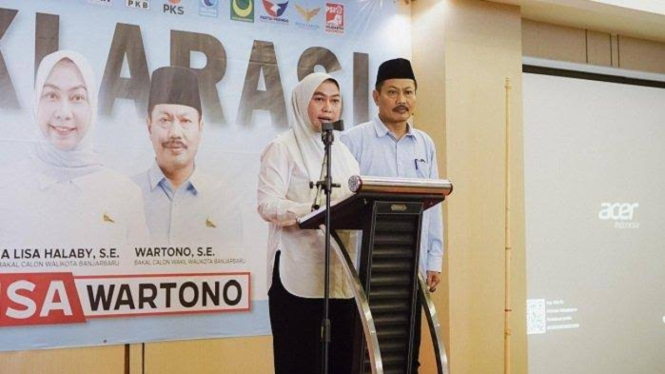 Lisa-Wartono Menang Lawan Kotak Kosong di PSU Banjarbaru, Trust Indonesia: Ini Pilihan Rakyat