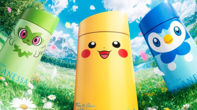 Edisi Terbatas ANESSA & Pokemon Kembali! Menggambarkan Dunia Petualangan yang Cerah