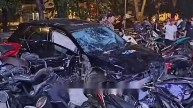 Polisi Sita Hyundai Ionic 5 yang Tabrak Puluhan Kendaraan di Sunter