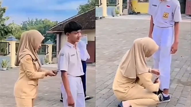 Guru Ini Gunting Seragam Siswa Gegara Tak Sesuai Aturan, Warganet: Ironi Dalam Dunia Pendidikan Sekolah