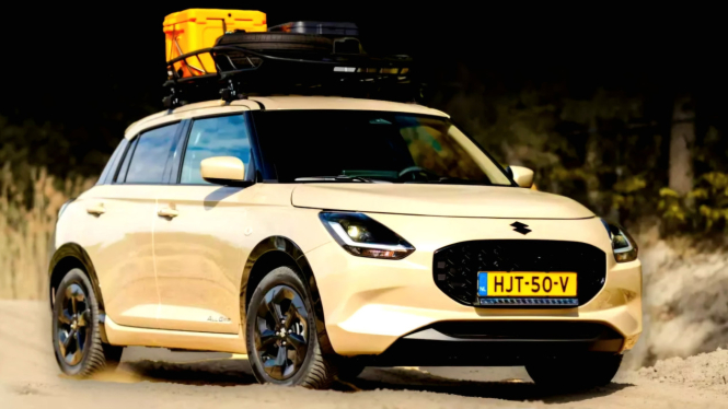 Bukan Lagi Hatchback Biasa, Ini Ubahan Suzuki Swift untuk Jalan Offroad