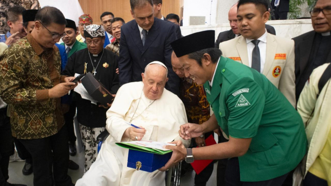 GP Ansor Berduka Paus Fransiskus Wafat, Ketum Addin Ingat Pesan saat Bertemu di Vatikan