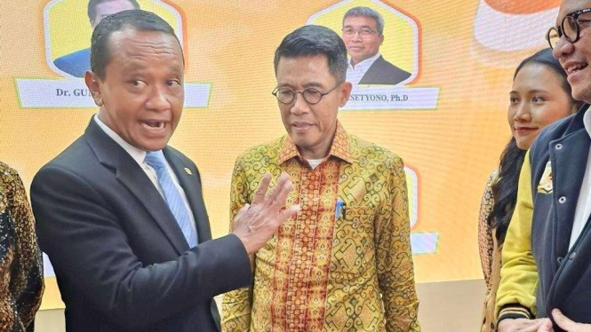 Bahlil Lahadalia dengan Misbakhun