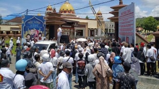 Ratusan Kader Gerinda Geruduk Polres Banggai, Desak Pelaku Persekusi Diadili