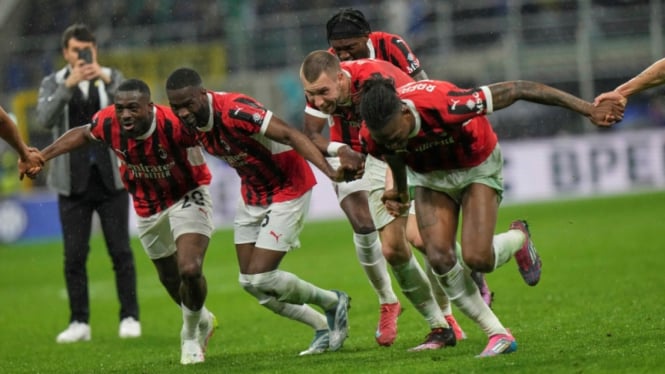 AC Milan menyingkirkan Inter Milan dari Coppa Italia 2024/2025
