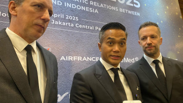Ketua Umum Kadin Anindya Novyan Bakrie Usai Menghadiri Gala Dinner Celebrating 75 Years of Diplomatic Relations Between France and Indonesia (Doc: Natania Longdong)