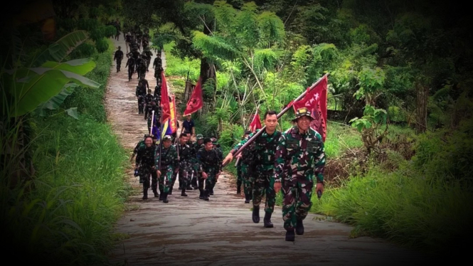VIVA Militer: Prajurit Yonmarhanlan XIV di rute Gunung Rafidin