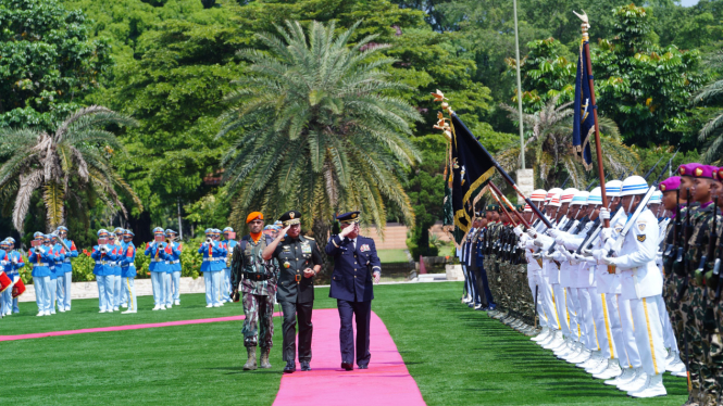 VIVA Militer: Panglima TNI terima kunjungan Panglima Angkatan Beladiri Jepang