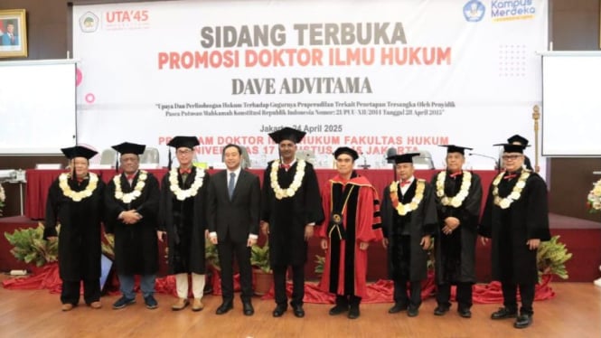 Meraih Gelar Doktor Hukum, Dave Soroti Pentingnya Perlindungan Hak Tersangka