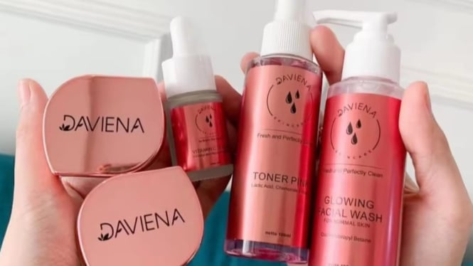 Ilustrasi Daviena Skincare