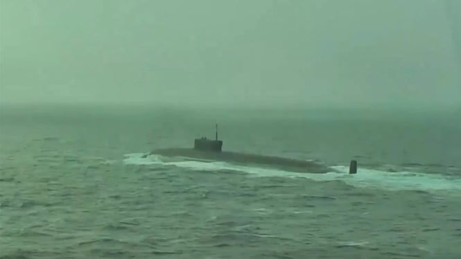 VIVA Militer: Kapal selam nuklir Krasnoyarsk (K-571) militer Rusia