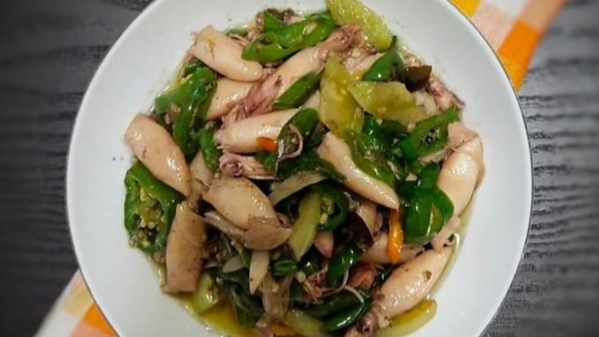 Resep Masakan Oseng Cumi Cabe Hijau