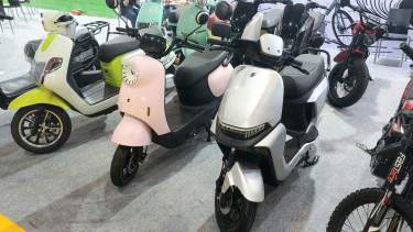 Motor listrik asal China di Asia Bike Jakarta 2025