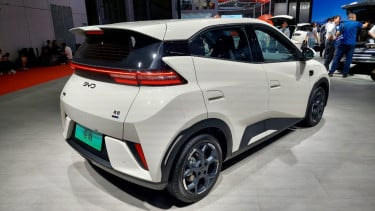 Mobil listrik BYD Seagull di Shanghai Auto Show 2025