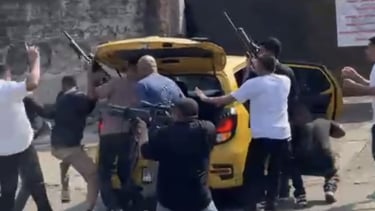 Viral sekelompok orang membawa senpi laras panjang di Kemang