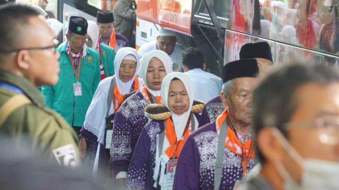 El Grupo Indonesio 1 Yakarta se ha criado en la Tierra Santa de los peregrinos indonesios.
