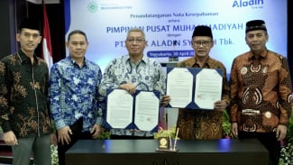 Perkuat Ekosistem Syariah Nasional, Bank Aladin Syariah Gandeng Muhammadiyah