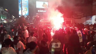 Bobotoh suporter Persib konvoi picu kerusuhan di Tasikmalaya