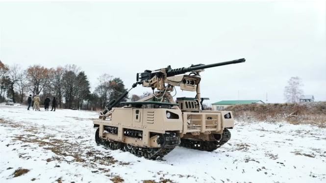 VIVA Militer: Sistem robot perang dan pengintaian Droid TW militer Ukraina