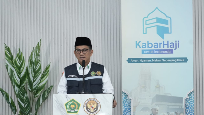 Sekretaris Direktorat Jenderal Penyelenggara Haji dan Umrah Arfi Hatim