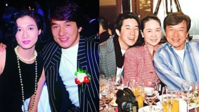 Jackie Chan y una esposa e hijo válida de Jayce Chan