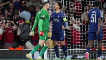 Kiper Paris Saint-Germain, Gianluigi Donnarumma bersama Marquinhos
