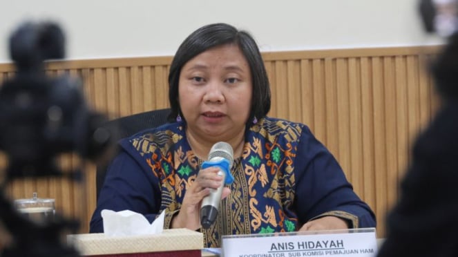 El presidente de la Comisión Nacional de Derechos Humanos de Indonesia, Anis Hidayah