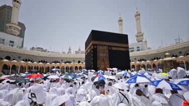 Mosques, La Meca, Arabia Saudita el viernes