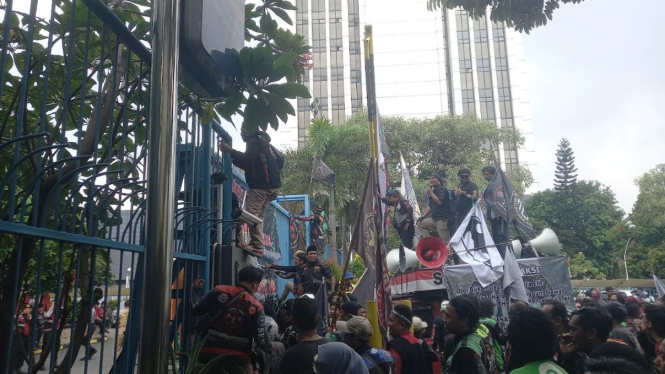 Demo Driver Ojol di Kemnaker (Doc: Istimewa)