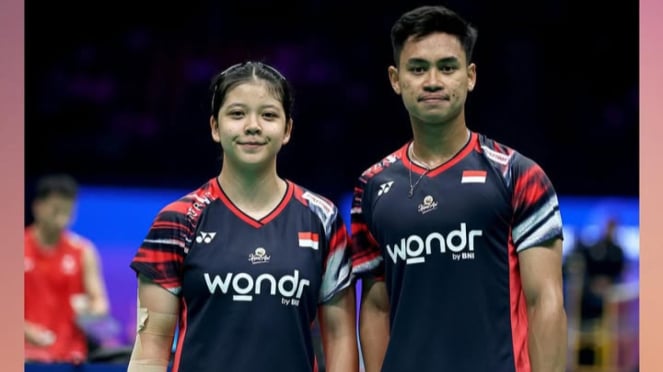 Indonesia es un par mixto Jafar Hidatllalloh y Fella Alberta Nataniel Fasortion.