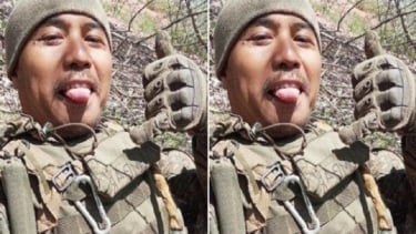 Mantan prajurit Marinir TNI AL, Satria Arta Kumbara jadi tentara Rusia