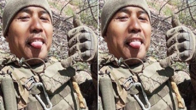 Mantan prajurit Marinir TNI AL, Satria Arta Kumbara jadi tentara Rusia