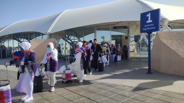 Rombongan perdana 41 jemaah haji khusus tiba di Madinah