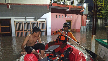 Banjir rendam rumah warga di Tangerang