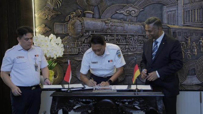 KAI Menjalin Kerjasama dengan Deutsche Bahn untuk Mendukung Transformasi Hijau dan Digital di Sektor Perkeretaapian Indonesia.