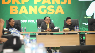 Sekjen PKB M. Hasanuddin Wahid saat Rakor DKP Panji Bangsa.
