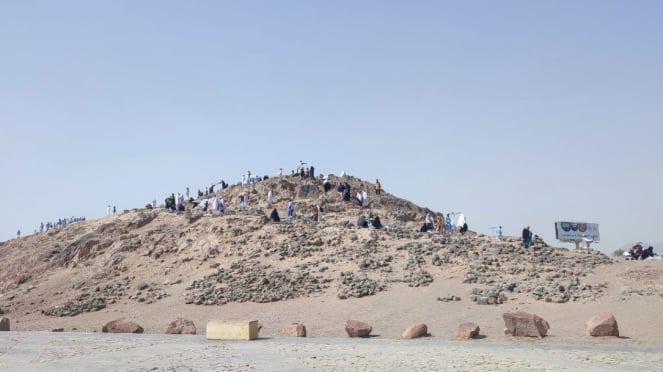 La atmósfera del jabal uhud en Madinah