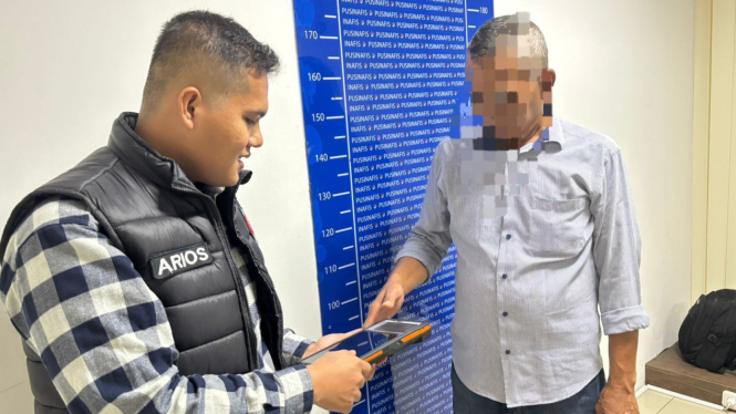 Polisi amankan salah soerang preman di Bandara soetta