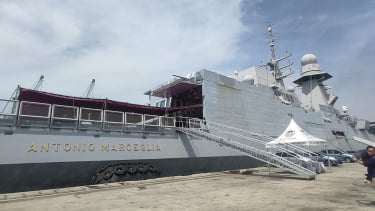  Kapal Perang Italia ITS Antonio Marcegelia (F 597)