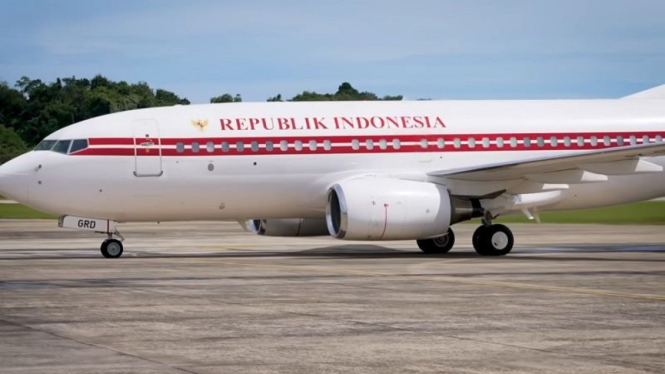 Livery pesawat Kepresidenan era Prabowo sudah berganti dominan putih