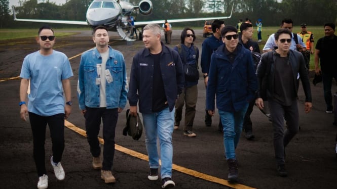 Raffi Ahmad hingga Ariel NOAH Touring Motoran Sampai di Malang Disambut Juragan 99