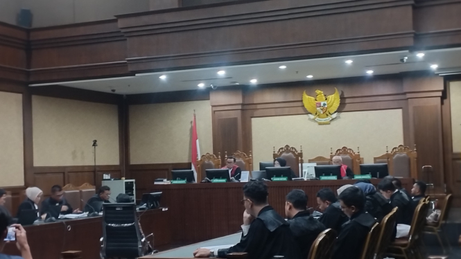 Terdakwa Lisa Rachmat saat persidangan di Pengadilan Negeri Jakarta Pusat 