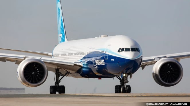 Un ejemplo de Boeing 777x