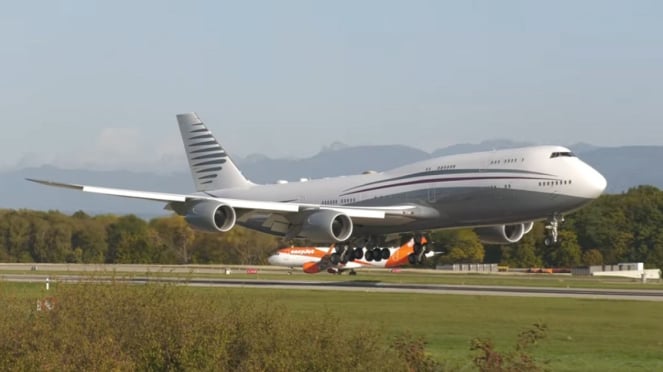 Qatar lujoso Amir Boeing 747-8 (BBJ)